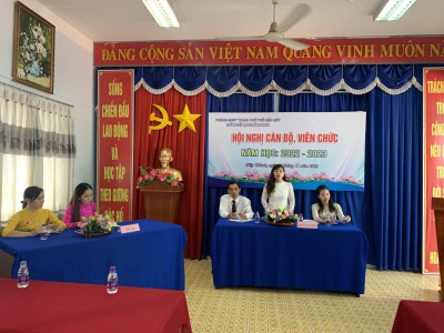 Hội nghị cán bộ, công chức, viên chức Năm học 2022-2023