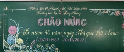 Sinh hoạt kỉ niệm 40 năm ngày Nhà giáo Việt Nam 20.11