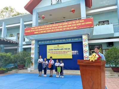 Tuyên truyền về Luật Trẻ em và phòng chống tác hại của ma tuý, thuốc lá điện tử và các chất kích thích cho thiếu nhi trong năm học 2024 – 2025