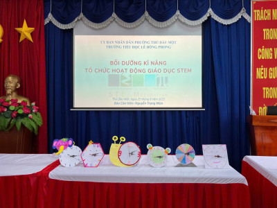 Tập huấn "Bồi dưỡng kỹ năng tổ chức hoạt động giáo dục STEM"