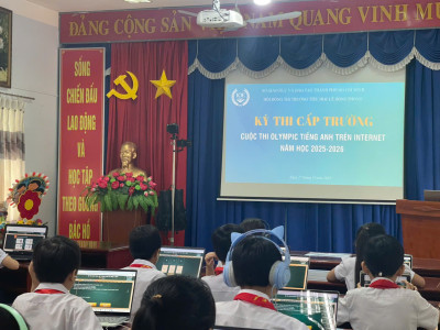 Cuộc thi Olympic Tiếng Anh trên Internet (IOE) - Cấp trường