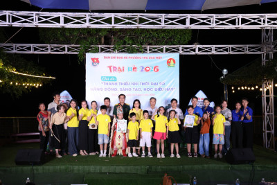 Trường TH Lê Hồng Phong tham gia Hội trại hè Thiếu nhi Phường Thủ Dầu Một