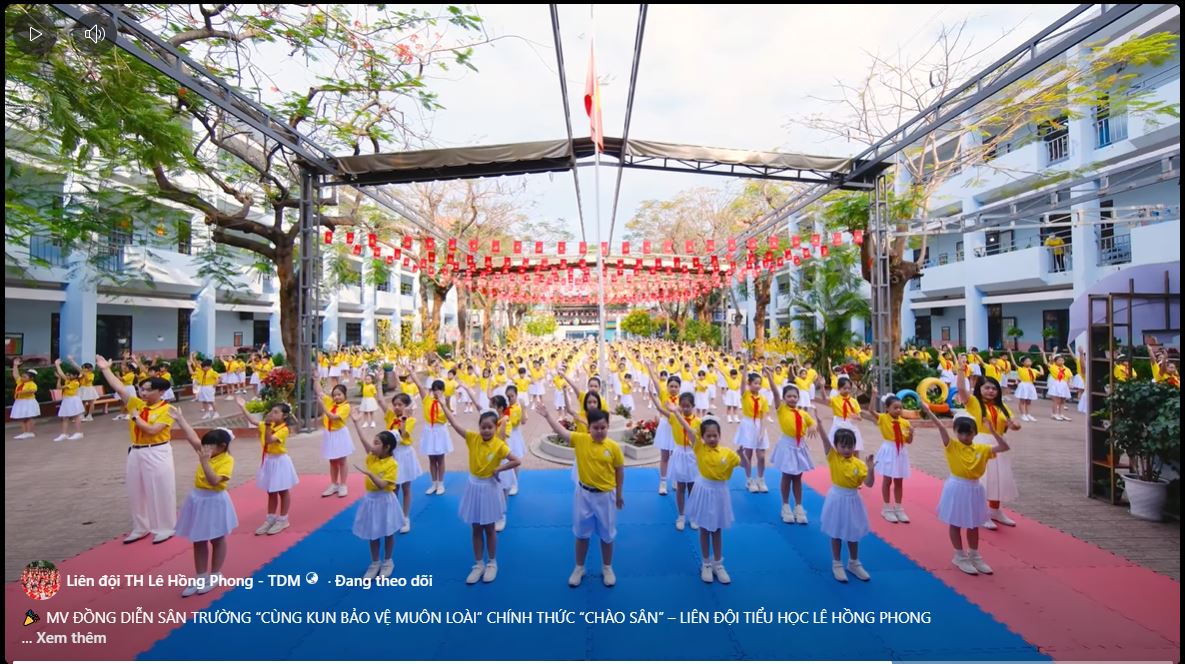 MV ĐỒNG DIỄN SÂN TRƯỜNG “CÙNG KUN BẢO VỆ MUÔN LOÀI”