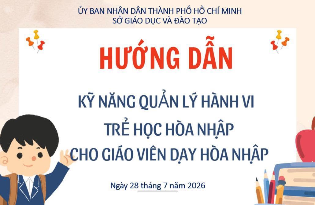Giáo viên tham gia buổi tập huấn với chuyên đề: Phát triển bền vững giáo dục hòa nhập ....