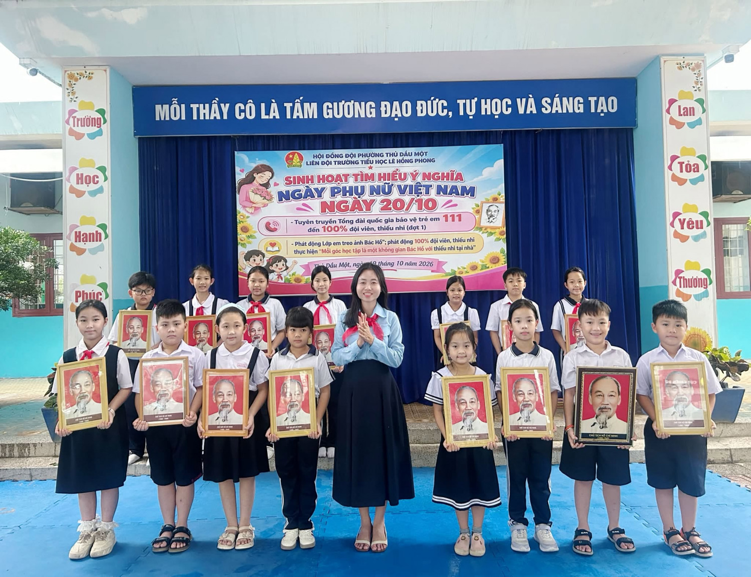 LIÊN ĐỘI TRƯỜNG TIỂU HỌC LÊ HỒNG PHONG SINH HOẠT TÌM HIỂU Ý NGHĨA NGÀY PHỤ NỮ VIỆT NAM 20/10